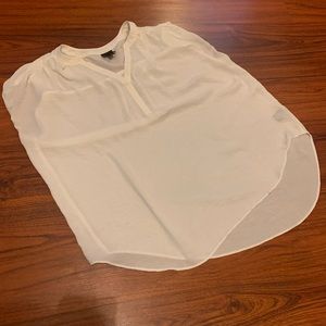 Worthington white sleeveless blouse XL